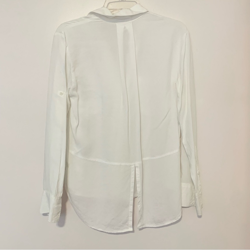 Bella Dahl Split Back Button Down - White - image 5